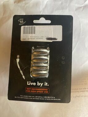 Harley-Davidson Silver Metal Hair Jaw Clip